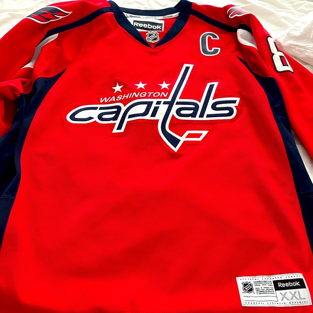 Ovechkin Caps Hockey Jersey